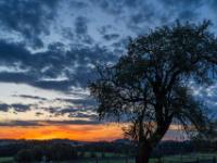 Abendstimmung bei Aschau-Höhenberg